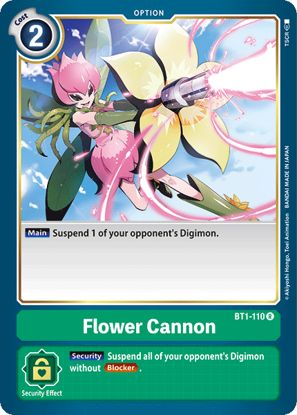 Flower Cannon [BT1-110] [Release Special Booster Ver.1.0] | Anubis Games and Hobby