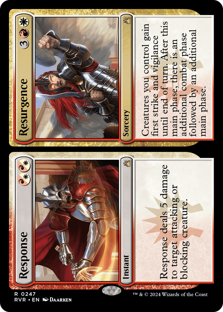 Response // Resurgence [Ravnica Remastered] | Anubis Games and Hobby