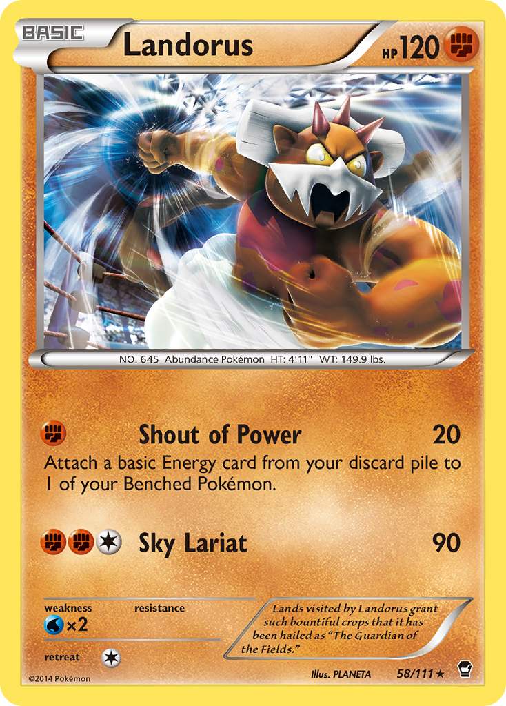 Landorus (58/111) [XY: Furious Fists] | Anubis Games and Hobby