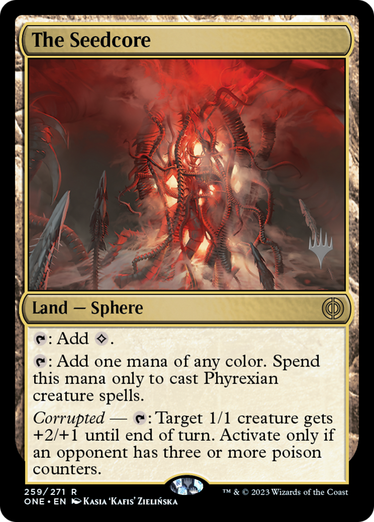 The Seedcore (Promo Pack) [Phyrexia: All Will Be One Promos] | Anubis Games and Hobby