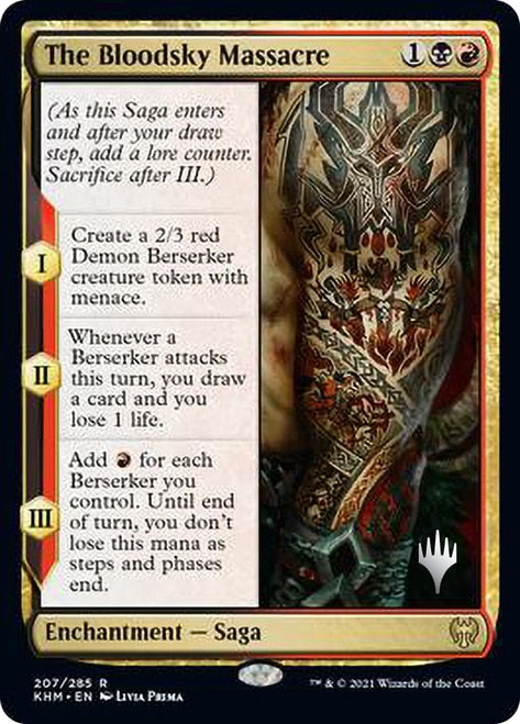 The Bloodsky Massacre (Promo Pack) [Kaldheim Promos] | Anubis Games and Hobby