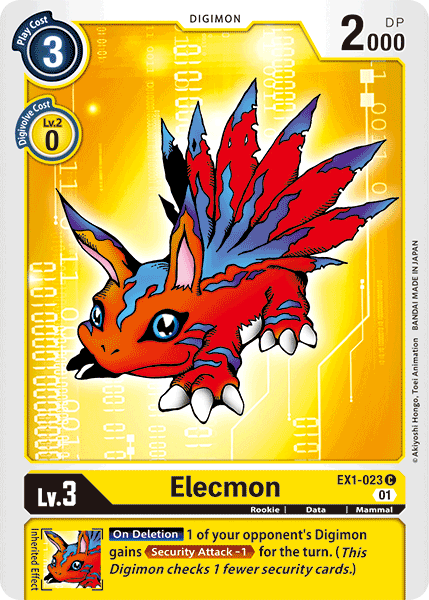 Elecmon [EX1-023] [Classic Collection] | Anubis Games and Hobby
