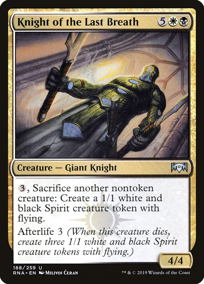 Knight of the Last Breath [Ravnica Allegiance] | Anubis Games and Hobby