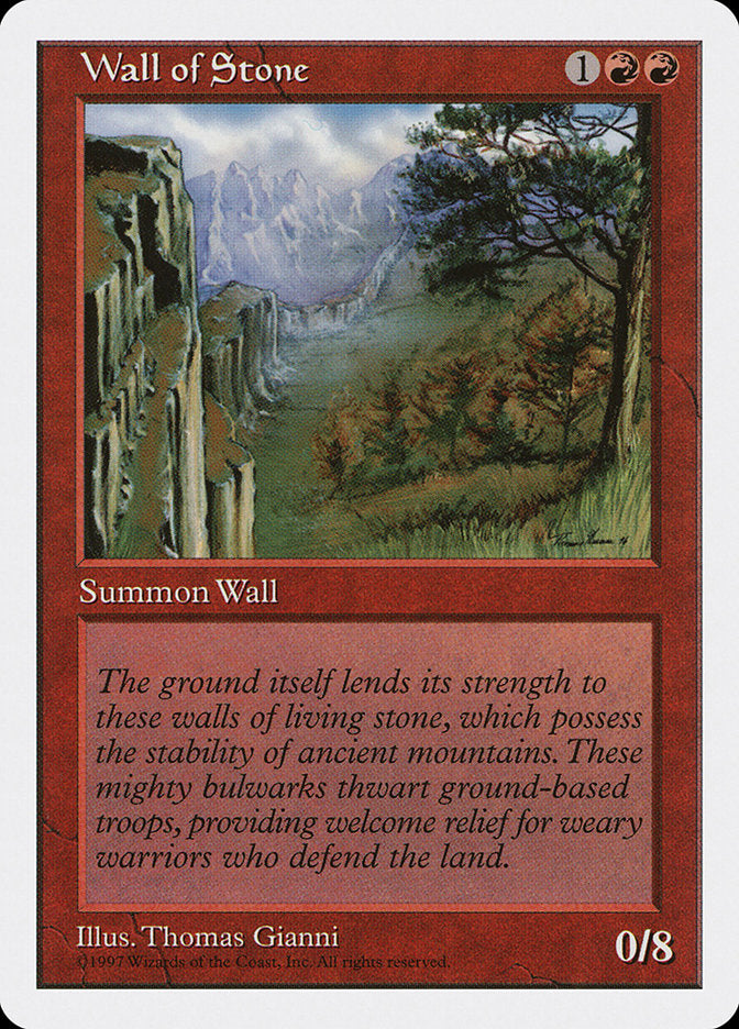 Wall of Stone [Fifth Edition] | Anubis Games and Hobby