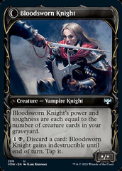 Bloodsworn Squire // Bloodsworn Knight (Showcase Fang Frame) [Innistrad: Crimson Vow] | Anubis Games and Hobby