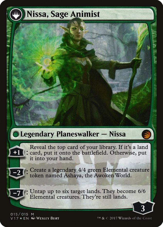 Nissa, Vastwood Seer // Nissa, Sage Animist [From the Vault: Transform] | Anubis Games and Hobby