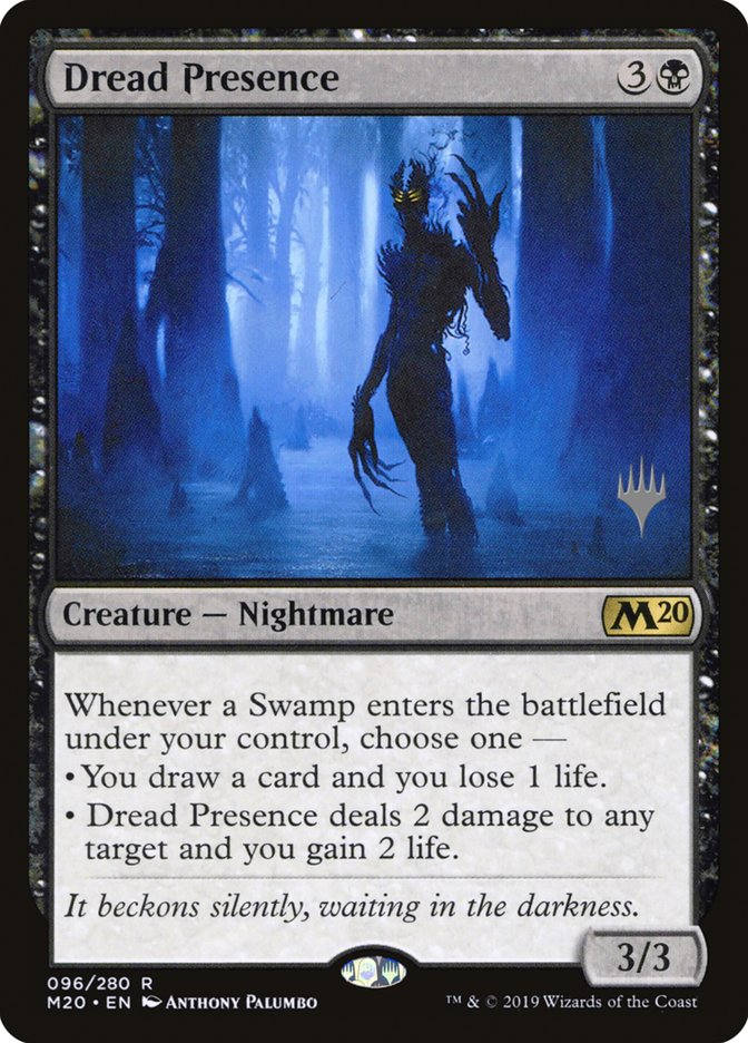 Dread Presence (Promo Pack) [Core Set 2020 Promos] | Anubis Games and Hobby