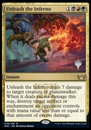 Unleash the Inferno (Promo Pack) [Streets of New Capenna Promos] | Anubis Games and Hobby