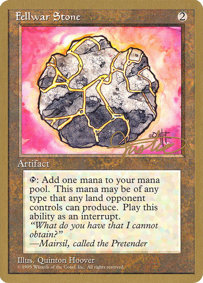 Fellwar Stone (Mark Justice) [Pro Tour Collector Set] | Anubis Games and Hobby