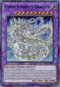 Cyber Eternity Dragon (Blue) [LDS2-EN033] Ultra Rare | Anubis Games and Hobby