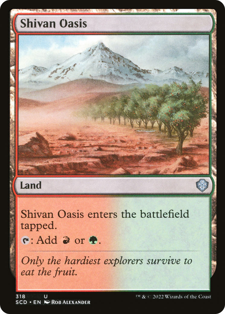 Shivan Oasis [Starter Commander Decks] | Anubis Games and Hobby