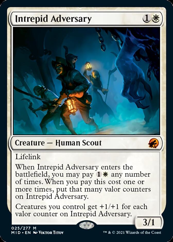 Intrepid Adversary [Innistrad: Midnight Hunt] | Anubis Games and Hobby