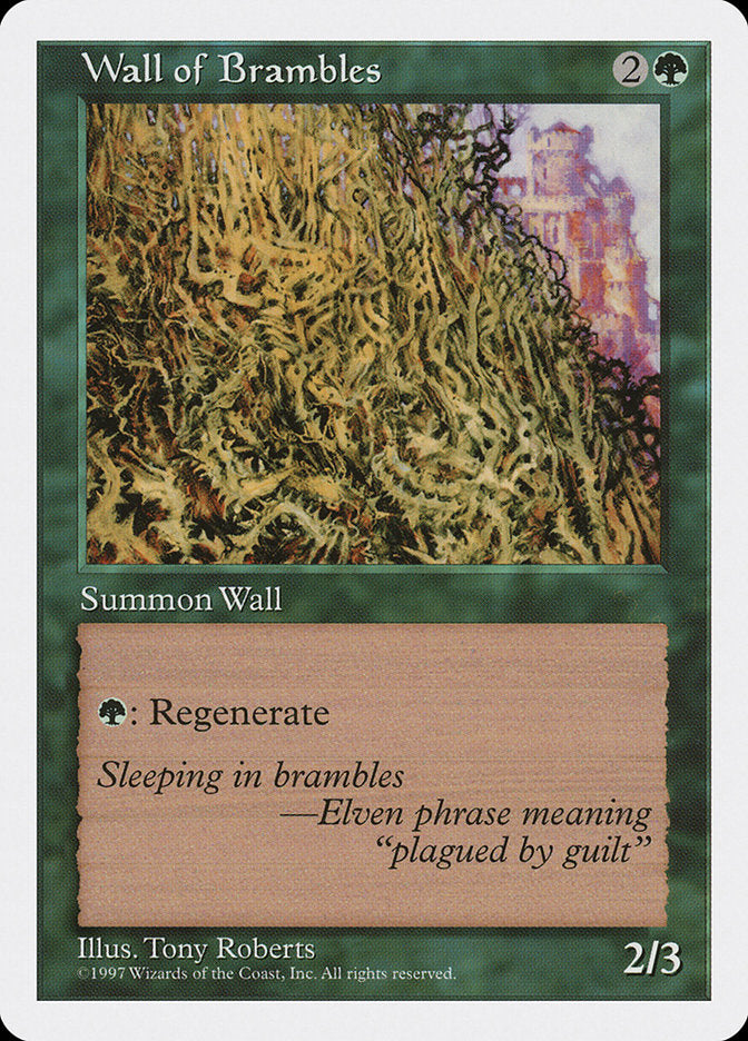 Wall of Brambles [Fifth Edition] | Anubis Games and Hobby