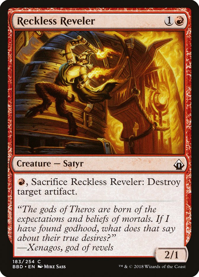 Reckless Reveler [Battlebond] | Anubis Games and Hobby