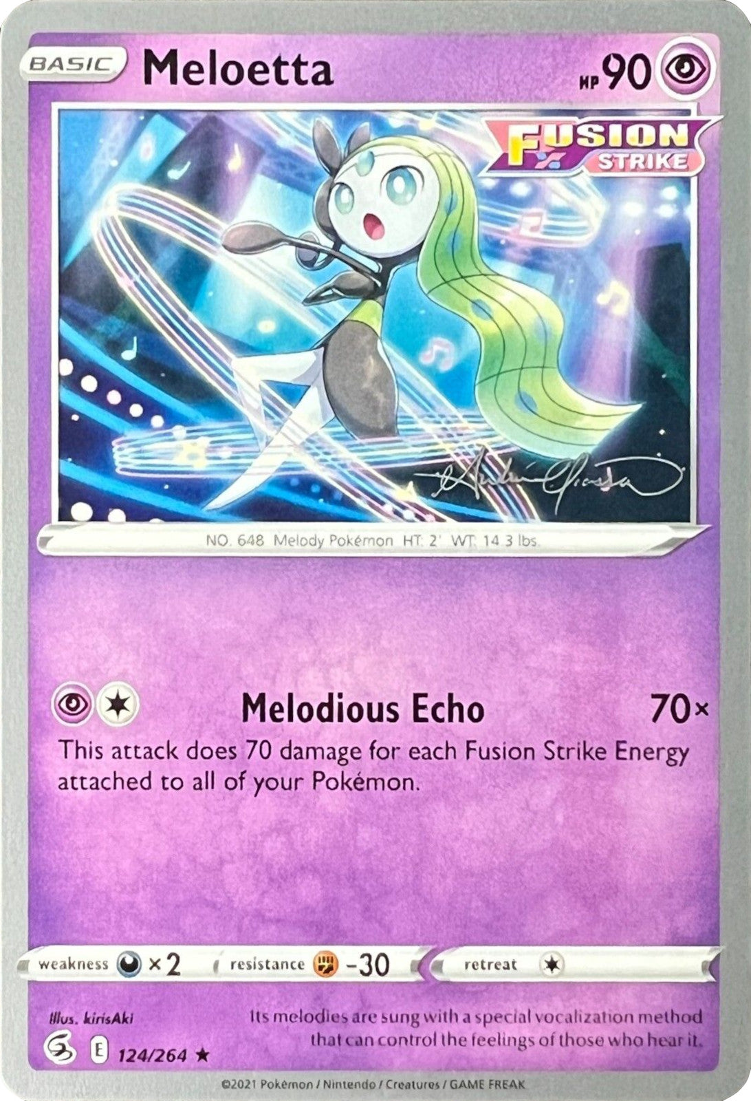 Meloetta (124/264) (The Shape of Mew - Andre Chiasson) [World Championships 2022] | Anubis Games and Hobby