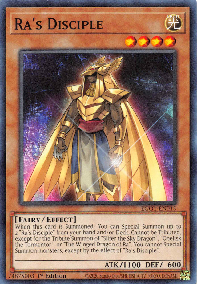 Ra's Disciple [EGO1-EN015] Common | Anubis Games and Hobby