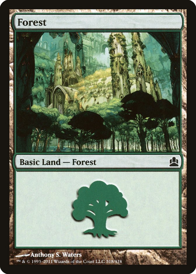 Forest (318) [Commander 2011] | Anubis Games and Hobby