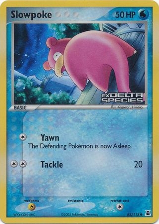 Slowpoke (83/113) (Stamped) [EX: Delta Species] | Anubis Games and Hobby