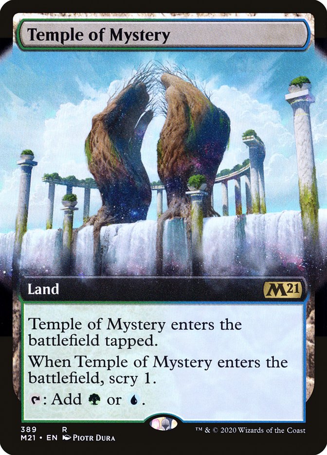 Temple of Mystery (Extended Art) [Core Set 2021] | Anubis Games and Hobby
