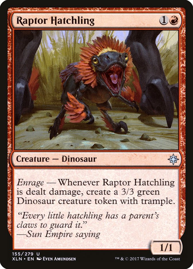 Raptor Hatchling [Ixalan] | Anubis Games and Hobby