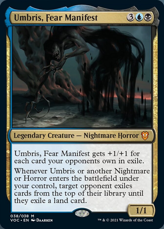 Umbris, Fear Manifest [Innistrad: Crimson Vow Commander] | Anubis Games and Hobby