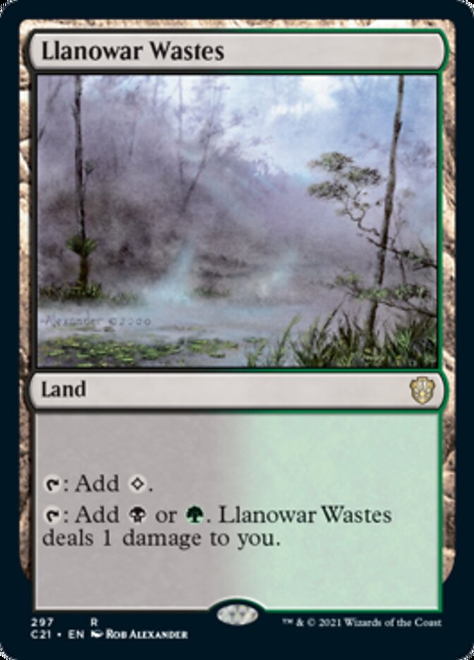 Llanowar Wastes [Commander 2021] | Anubis Games and Hobby