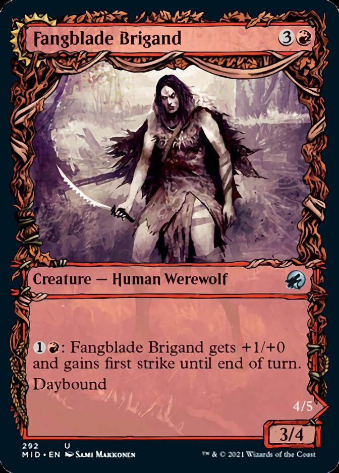 Fangblade Brigand // Fangblade Eviscerator (Showcase Equinox) [Innistrad: Midnight Hunt] | Anubis Games and Hobby