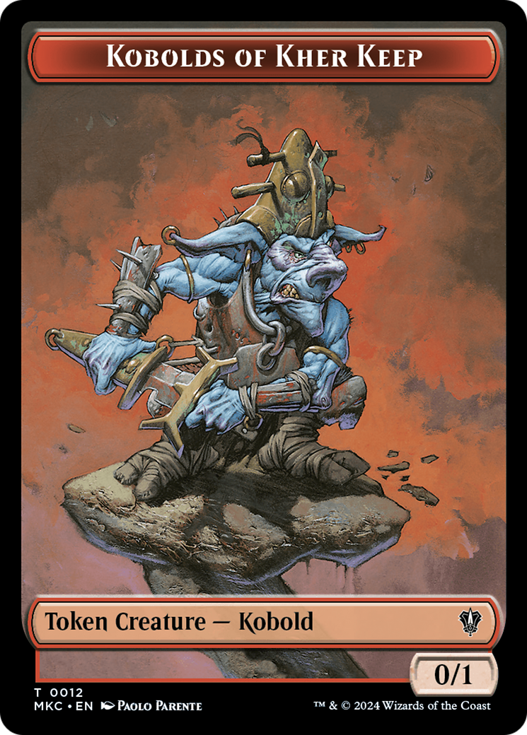 Soldier // Kobolds of Kher Keep Double-Sided Token [Murders at Karlov Manor Commander Tokens] | Anubis Games and Hobby