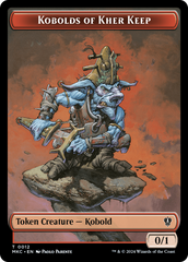 Gold // Kobolds of Kher Keep Double-Sided Token [Murders at Karlov Manor Commander Tokens] | Anubis Games and Hobby