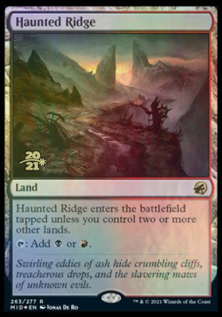 Haunted Ridge [Innistrad: Midnight Hunt Prerelease Promos] | Anubis Games and Hobby