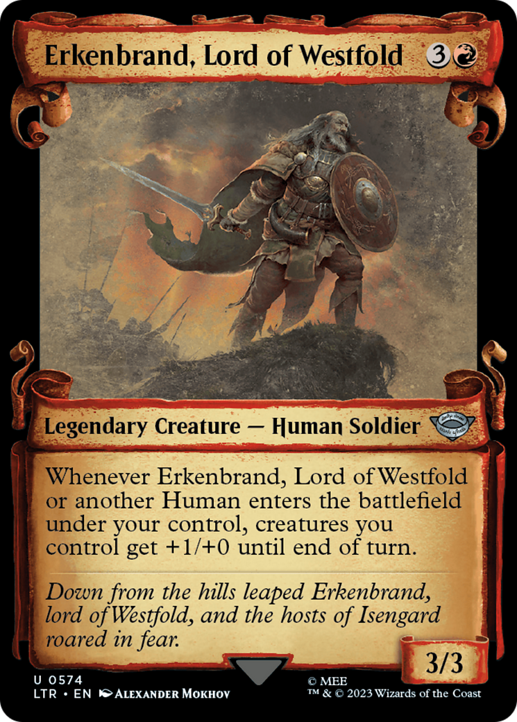 Erkenbrand, Lord of Westfold [The Lord of the Rings: Tales of Middle-Earth Showcase Scrolls] | Anubis Games and Hobby