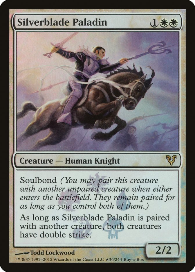 Silverblade Paladin (Buy-A-Box) [Avacyn Restored Promos] | Anubis Games and Hobby