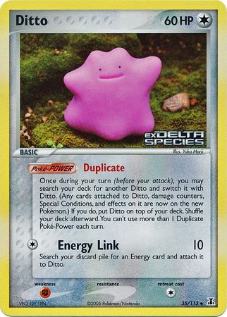 Ditto (35/113) (Stamped) [EX: Delta Species] | Anubis Games and Hobby