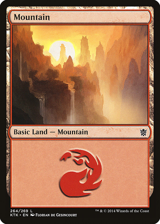 Mountain (264) [Khans of Tarkir] | Anubis Games and Hobby