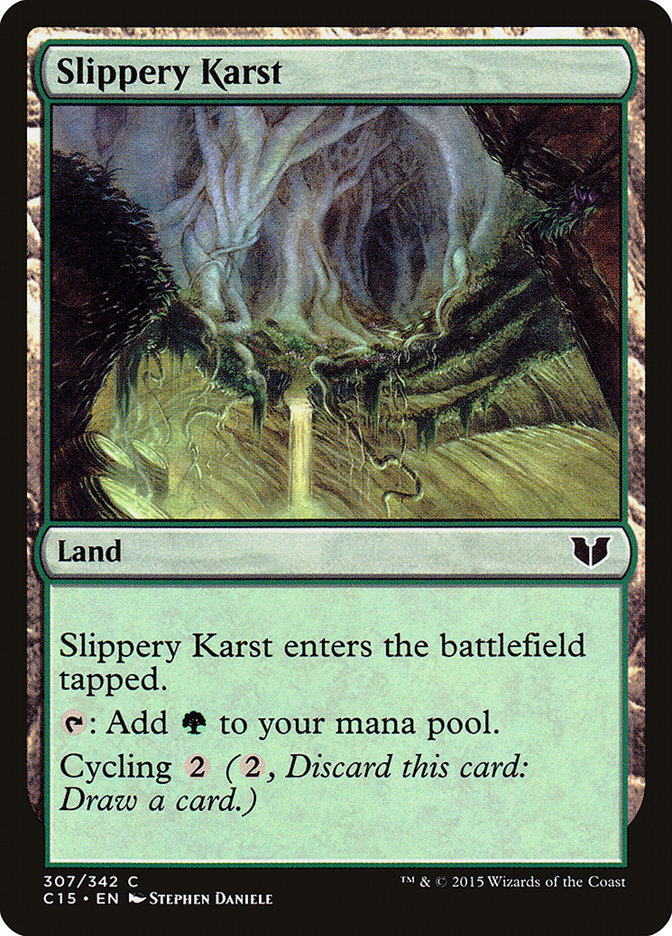 Slippery Karst [Commander 2015] | Anubis Games and Hobby