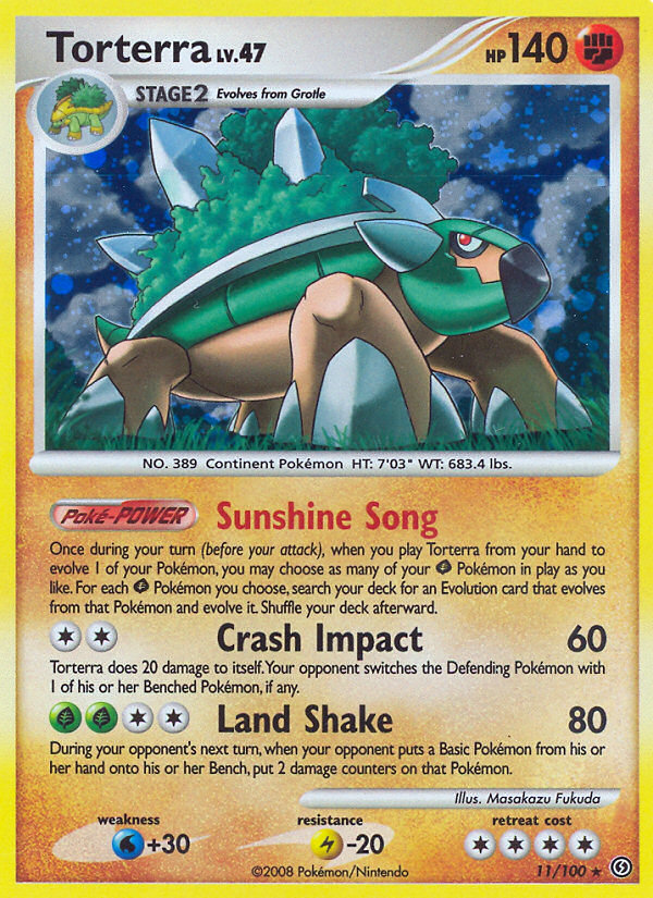 Torterra (11/100) [Diamond & Pearl: Stormfront] | Anubis Games and Hobby