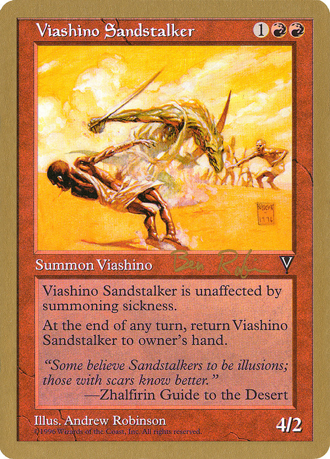Viashino Sandstalker (Ben Rubin) [World Championship Decks 1998] | Anubis Games and Hobby