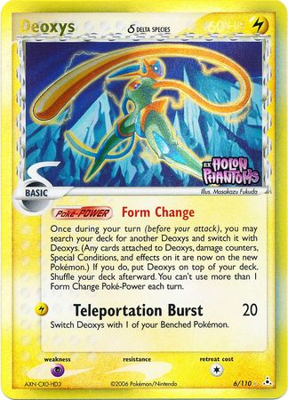 Deoxys (6/110) (Delta Species) (Stamped) [EX: Holon Phantoms] | Anubis Games and Hobby