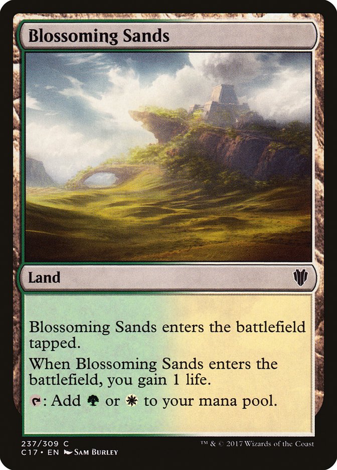 Blossoming Sands [Commander 2017] | Anubis Games and Hobby