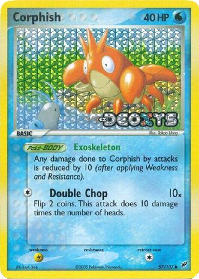 Corphish (57/107) (Stamped) [EX: Deoxys] | Anubis Games and Hobby
