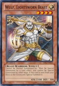 Wulf, Lightsworn Beast [Structure Deck: Realm of Light] [SDLI-EN010] | Anubis Games and Hobby