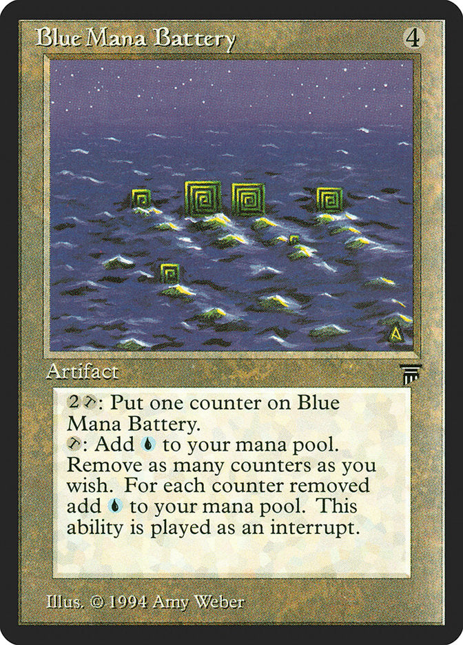 Blue Mana Battery [Legends] | Anubis Games and Hobby