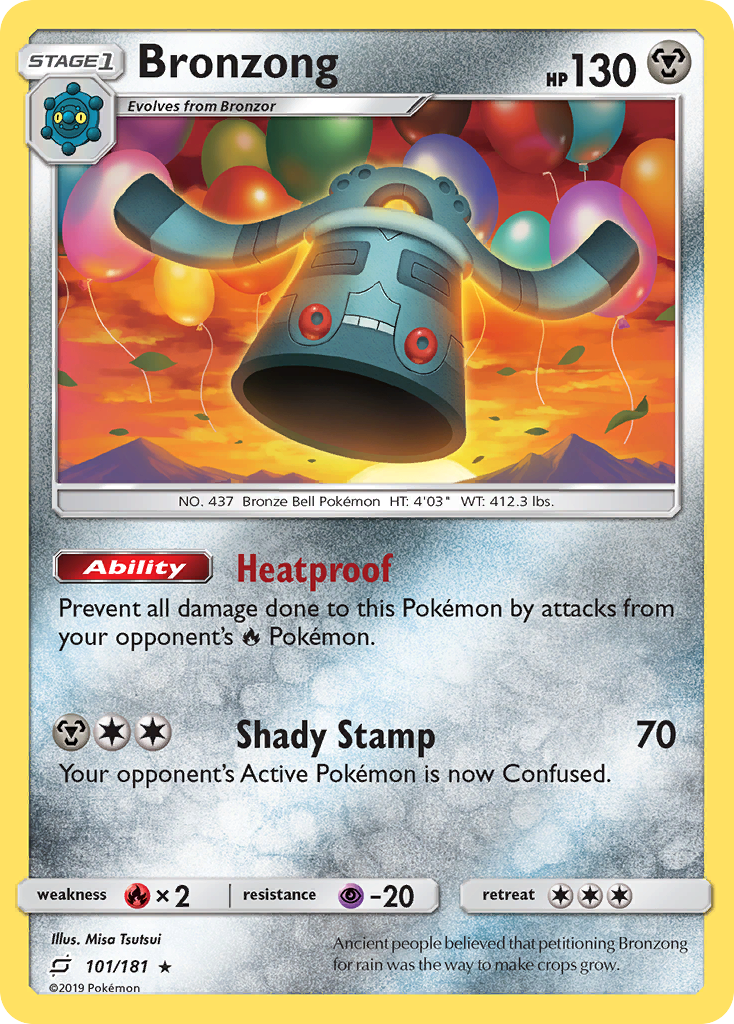 Bronzong (101/181) [Sun & Moon: Team Up] | Anubis Games and Hobby