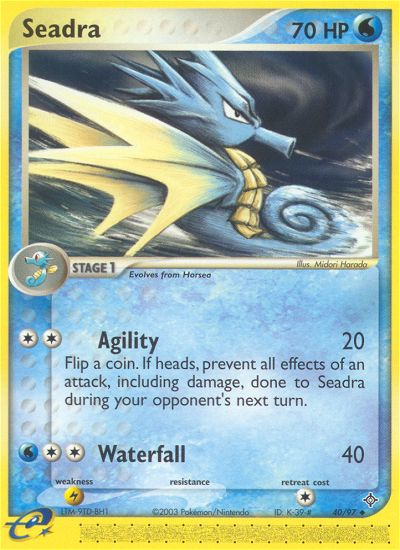 Seadra (40/97) [EX: Dragon] | Anubis Games and Hobby