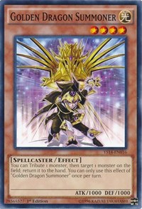 Golden Dragon Summoner [Super Starter: Space-Time Showdown] [YS14-EN016] | Anubis Games and Hobby