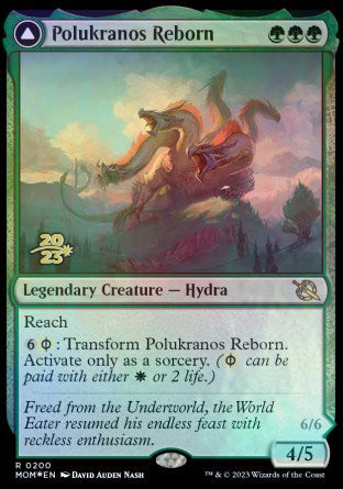 Polukranos Reborn // Polukranos, Engine of Ruin [March of the Machine Prerelease Promos] | Anubis Games and Hobby