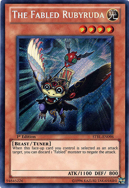 The Fabled Rubyruda [STBL-EN096] Secret Rare | Anubis Games and Hobby