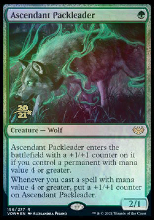 Ascendant Packleader [Innistrad: Crimson Vow Prerelease Promos] | Anubis Games and Hobby