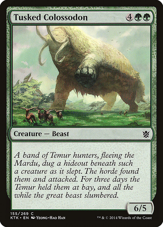 Tusked Colossodon [Khans of Tarkir] | Anubis Games and Hobby