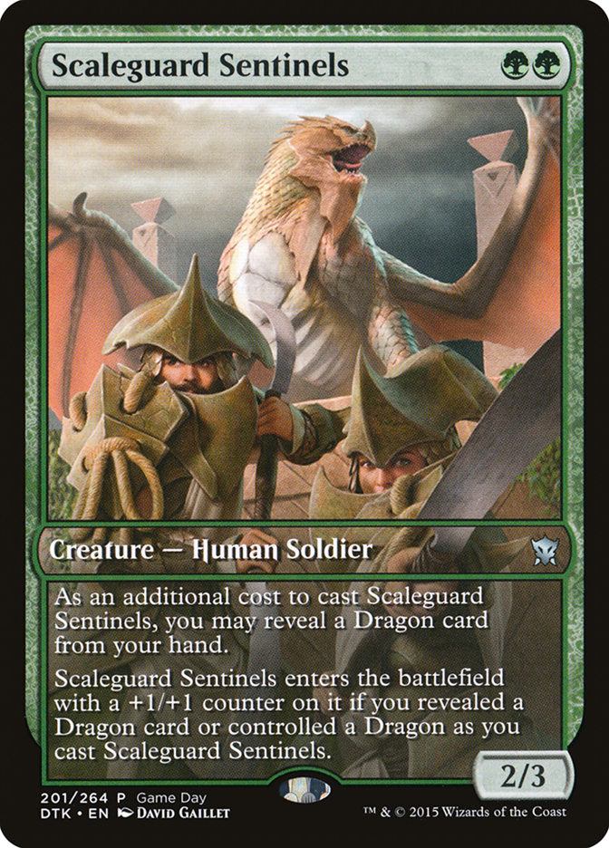 Scaleguard Sentinels (Game Day) [Dragons of Tarkir Promos] | Anubis Games and Hobby